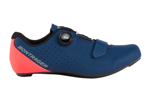 Bontrager Circuit Road Cycling Shoe - Nautical Navy/Radioactive Coral main image 1